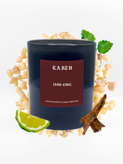 Luban Rimal - Frankincense, Saffron, Patchouli & Oud Candle | 220g