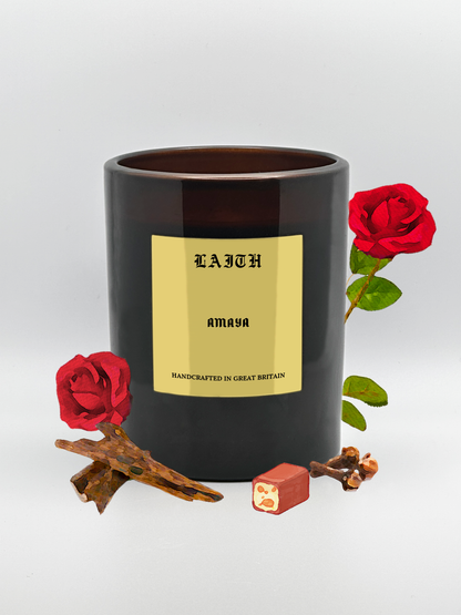 Amaya - Praline, Rose, Clove & Oud Candle | 230g